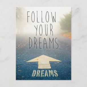 Suivez votre carte postale inspirée de rêves