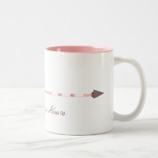 Suivez votre flèche là où qu'elle dirige la tasse