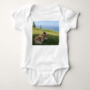 Suka Enjoying Cape George Baby Bodysuit