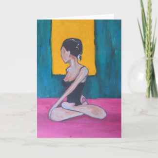 Sukhasana Card