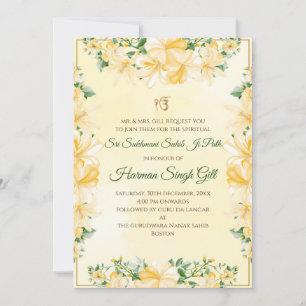 Sukhmani path invitation digital download