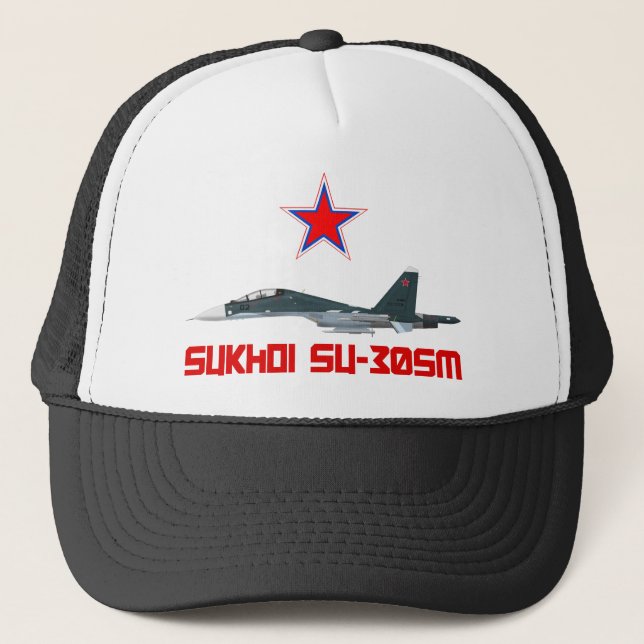 Sukhoi Su-30SM Russian Air Force VKS Trucker Hat (Front)