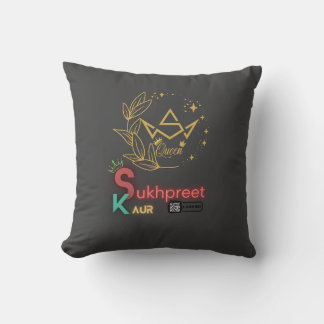 Sukhpreet Kaur Personalized Pillow | Elegant Desig
