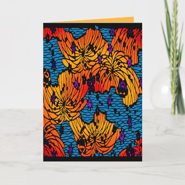 Suki’s Water Garden Birthday Card (Front)