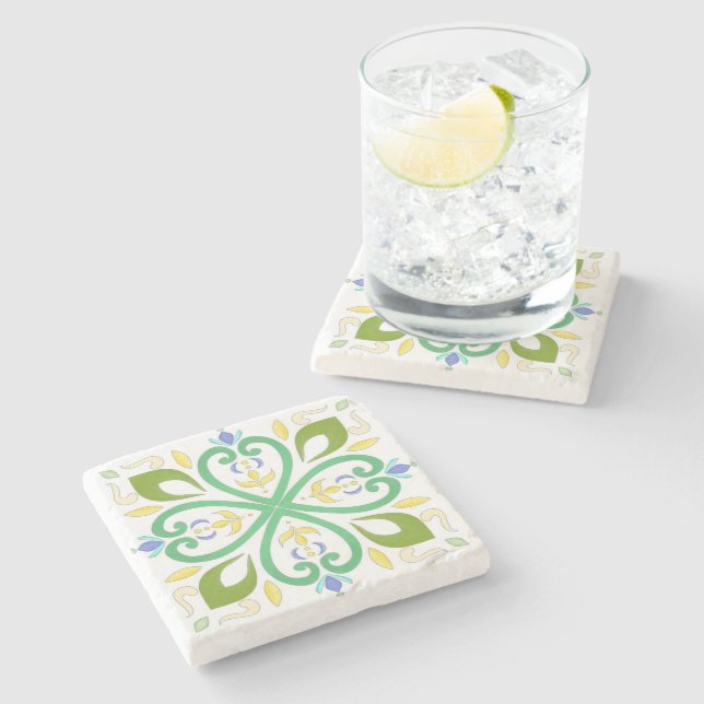 Sukjai Mandala Marble Coaster  (Side)