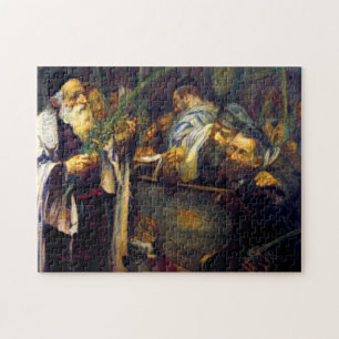 SUKKOT by Leopold Pilichowski - 1895 Jigsaw Puzzle