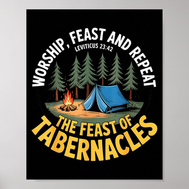 Sukkot _ Hebrew Israelite Feast Days _ Feast Of Ta Poster (Front)
