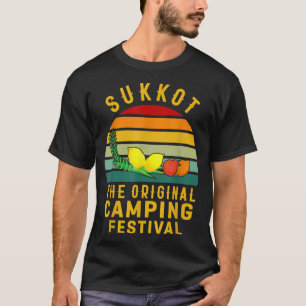 Sukkot The Original Camping Festival Sukkah Lulav T-Shirt