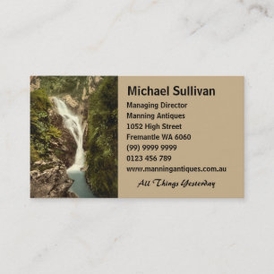 Sulby Glen Upper Falls, Ramsey, Isle of Man Business Card