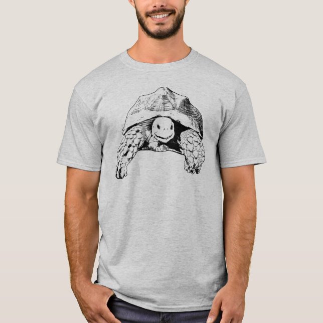 Sulcata Tortoise African Spurred Tortoise T-Shirt (Front)