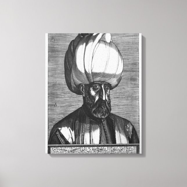 Suleiman the Magnificent Canvas Print (Front)
