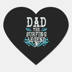 Sulfing Lover Dad Sulfing Sailor Spirit Legend Heart Sticker