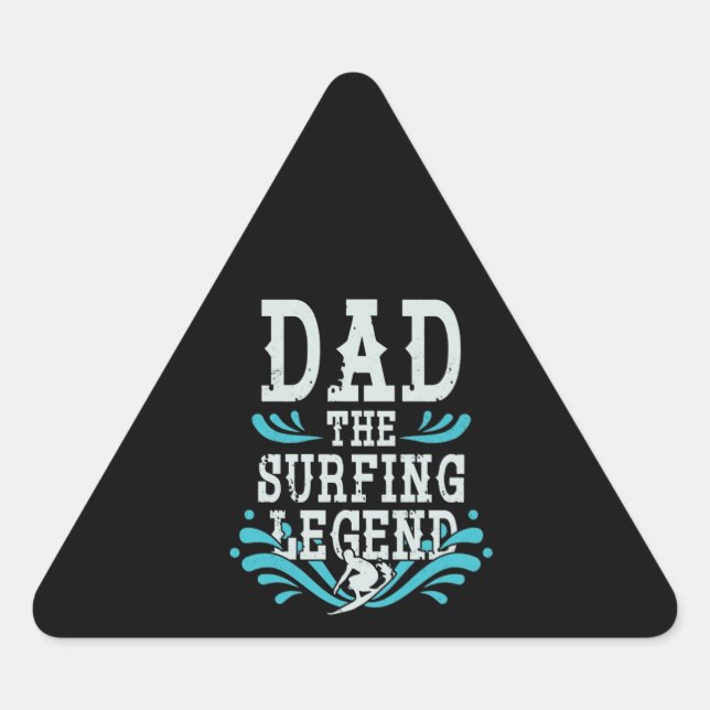 Sulfing Lover| Dad Sulfing Sailor Spirit Legend Triangle Sticker (Front)