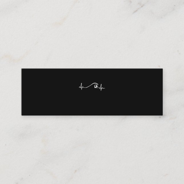 Sulfing Lover| Heartbeat Surfing Mini Business Card (Front)