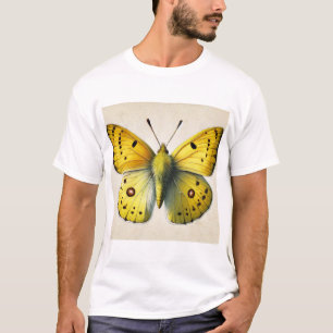 Sulfur butterfly Colias 130924IREF208 - Watercolor T-Shirt