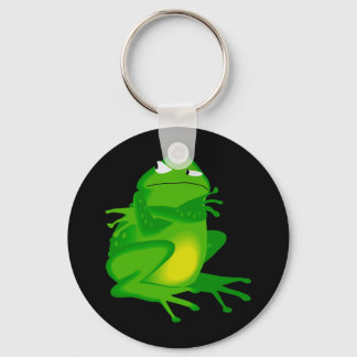 Sulking Frog Keychain