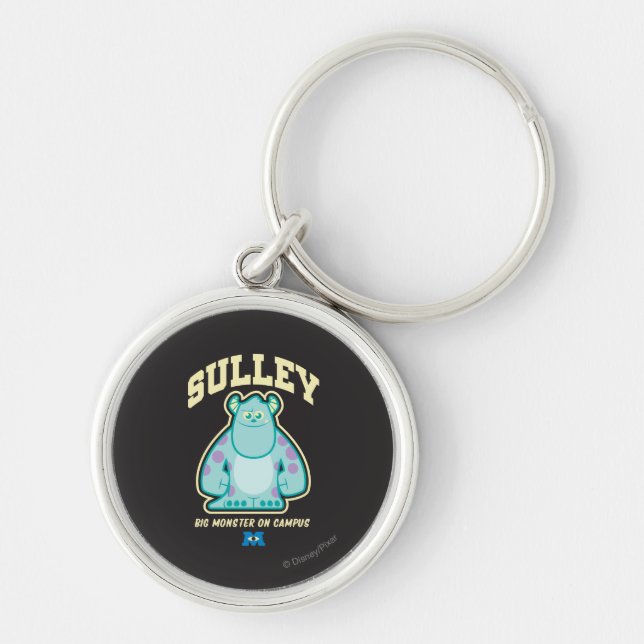 Sulley Big Monster on Campus Keychain (Front)