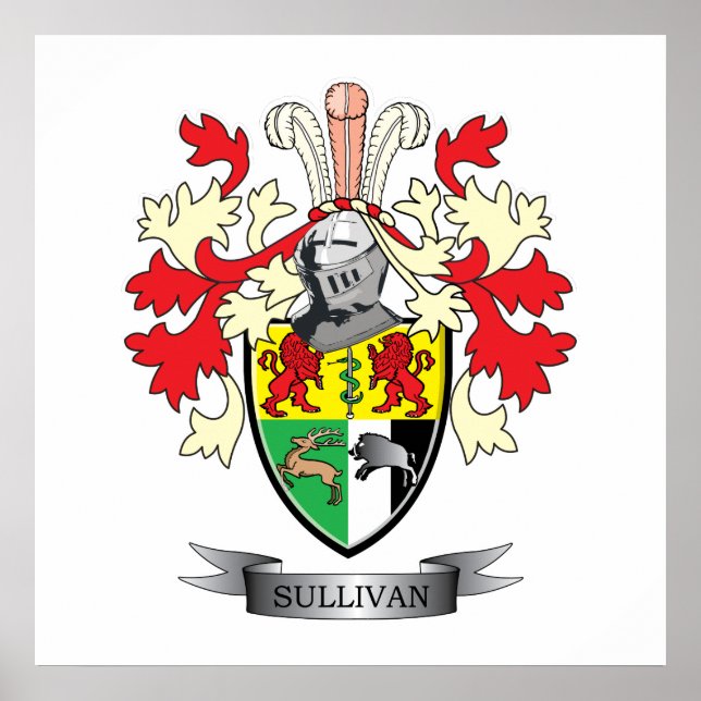 Sullivan-Coat-of-Arms Poster (Front)