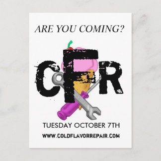 SULLIVAN HALL 10/07/08 2.0- Customized Invitation Postcard