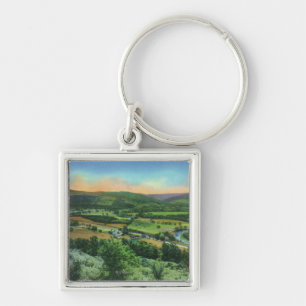 Sullivan Mountain View of the City Keychain