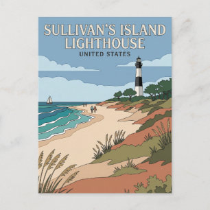 Sullivan's Island, Charleston, South Carolina, USA Postcard