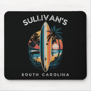 Sullivan's South Carolina Men Women Surfing Mouse Pad