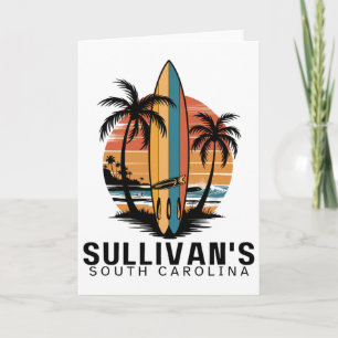 Sullivan's South Carolina Surfing Surfer Card