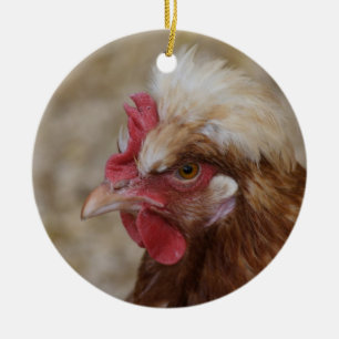 Sulmtaler Hen Ceramic Ornament