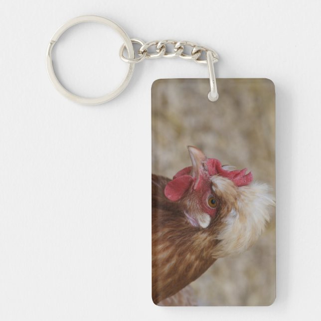 Sulmtaler Hen Keychain (Front)
