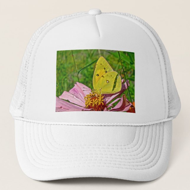 Sulphur Butterfly Trucker Hat (Front)