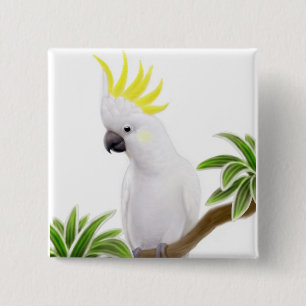 Sulphur Crested Cockatoo Pin