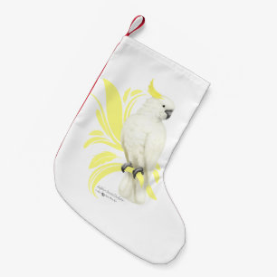 Sulphur Crested Cockatoo Small Christmas Stocking