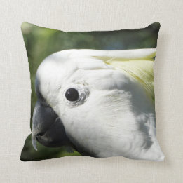 Sulphur Crested Cockatoo Throw Pillow