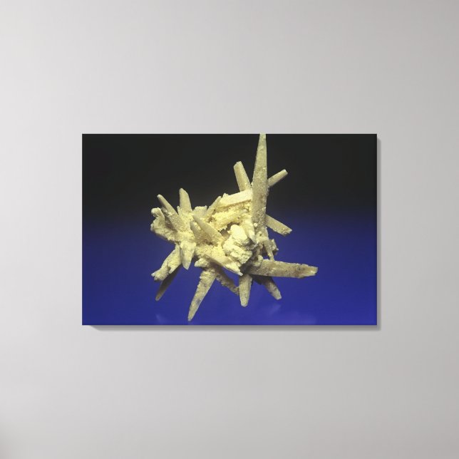 Sulphur (S) on Celestite, Poland Canvas Print (Front)