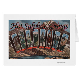 Sulphur Springs chaud, le Colorado
