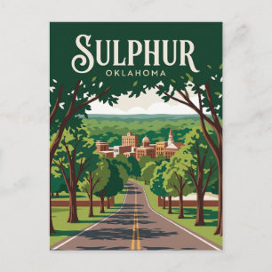 Sulphur USA Postcard