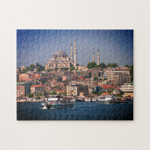 Sultan Ahmed, Istanbul panorama, Turkey Jigsaw Puzzle
