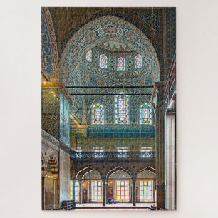 Sultan Ahmed Mosque. Interior design. Jigsaw Puzzle