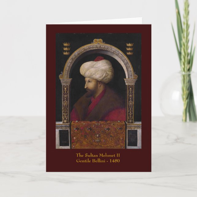Sultan Greeting Card (Front)