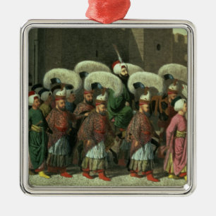 Sultan Mahmud II in Procession, 1809 Metal Ornament