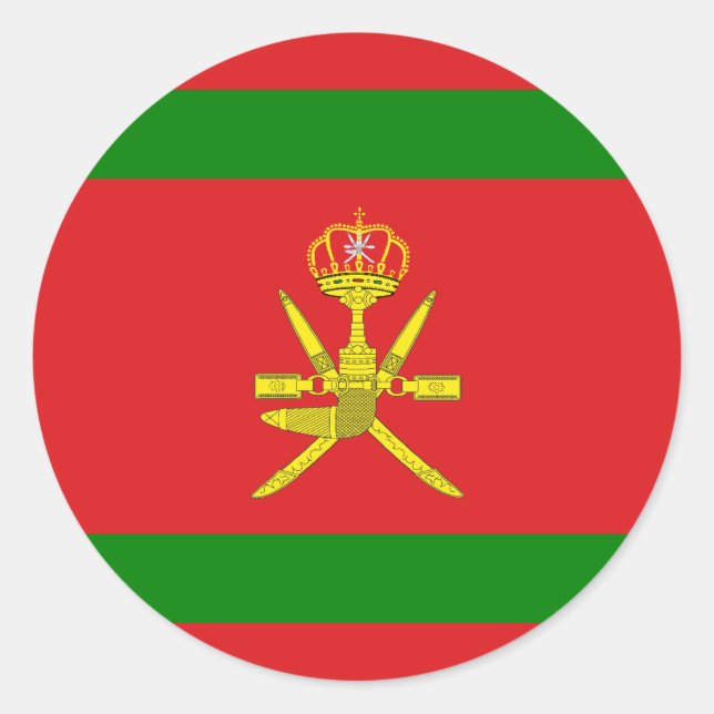 Sultan Of Oman, Norway Classic Round Sticker (Front)