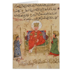 Sultan on his throne