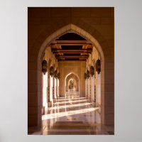 Sultan Qaboos Grand Mosque in Muscat, Oman