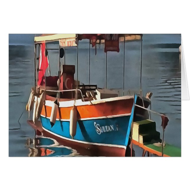 Sultan Taxi Bateau Marmaris Art Nautique (Devant horizontal)