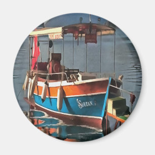 Sultan Taxi Boat Marmaris Magnet
