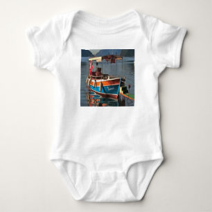 Sultan Taxi Boat Marmaris Nautical Art Baby Bodysuit