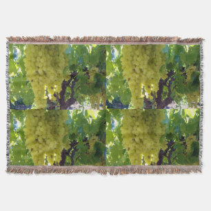 Sultana Grapes On A Grape Vine,  Throw Blanket