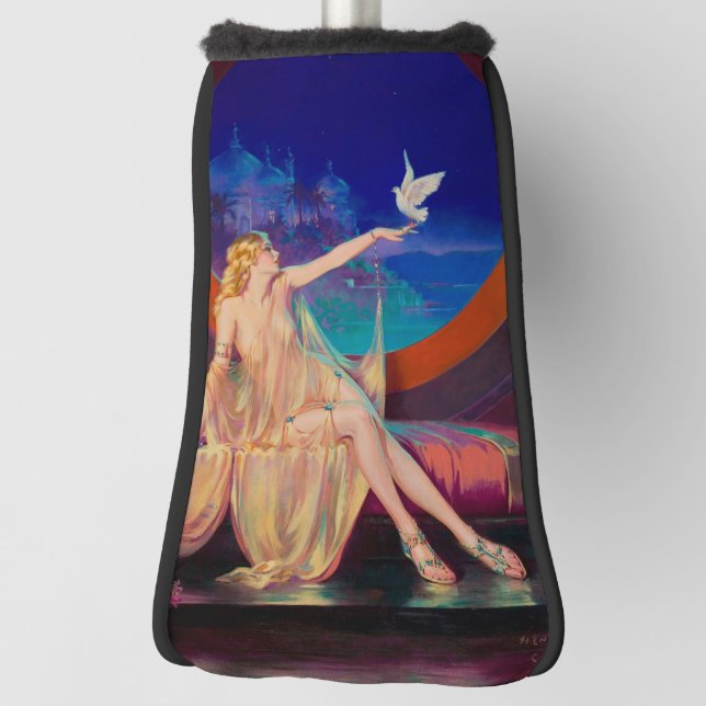 Sultana the Arabian Sultan's Concubine 1925 Golf Head Cover (Rotate 90)