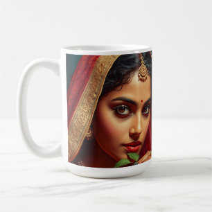 Sultry Indian Lady tea picker Coffee Mug