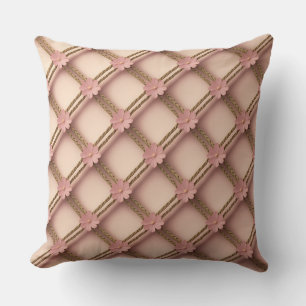 Sulur Spiral Lattice Throw Pillow
